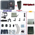 thumbnail image 1 of Cámara de acción con micrófono inalámbrico F6W, 5K, 4K60FPS, 48MP, 2,2 ", LCD táctil, EIS, pantalla Dual, Wi-iFi 170D, resistente al agua, 30M, 8X, Zoom, cámara preescolar, 1 of 5