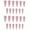 Pink, variant on Long Light French Nails - 24 Piece Press-On Removable and Reusable Nail Set for Women