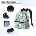 thumbnail image 5 of Picia Colorful Dog Large Capacity Backpack Classic Style Backpack Casual Backpack Water-Resistant School Work Travel Outdoor Backpack, 5 of 8