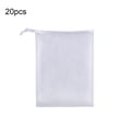 thumbnail image 1 of Trayknick 20Pcs Soap Net Skin-friendly Dual Mesh White Color Soap Saver Bag for Bath, 1 of 13