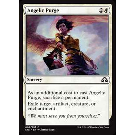 MtG Shadows Over Innistrad Common Angelic Purge #3