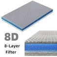 thumbnail image 2 of Replacement Sponge Filter Pads Aquarium Filter Pad Fish Tank Floss Washable Water Purification White 40.00X30.00X2.00CM 1Pcs, 2 of 2
