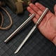 thumbnail image 5 of Cuchillo redondo de palo de alta dureza para barbacoa de acero inoxidable para exteriores con filo recto | Mango ergonómico | Herramienta portátil para acampar | 1 pieza, 5 of 9