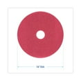thumbnail image 3 of Boardwalk Standard Buffing Floor Pads 18" Diameter Red 5/Carton 4018RED, 3 of 6