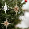 thumbnail image 2 of PEIBang 2 Pcs Christmas Star Ornament Christmas Tree Decorations,Glitter Exploding Starburst Decor,Hanging Pendant for Xmas Tree Party Indoor Outdoor Decor, 2 of 6