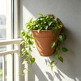 thumbnail image 5 of 1Pcs Semi-Circular Hanging Planter Basket, Weather-Resistant Plastic Flower Pot with Drainage Plug for Outdoor Balcony & Indoor Wall Decor, AKLJWH, 5 of 6