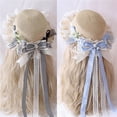 thumbnail image 4 of Wisewang Chapeau d'Été avec Détail pour Femmes Style Été Doux pour type+4, 4 of 6