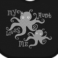 thumbnail image 4 of Inktastic My Aunt Loves Me Octopus Boys or Girls Baby Bib, 4 of 4