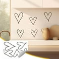 thumbnail image 2 of Wall Stickers Valentine's Day Heart Home Decor Removable Decal for Living Room Bedroom Office Wall Art Vinyl Decoration Easy Apply Peel and Stick, 2 of 9