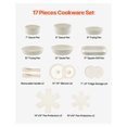 thumbnail image 2 of 17 Piece Pots and Pans Set Nonstick, Detachable Handle Cookware, Space Saving Induction Cookware, 2 of 6