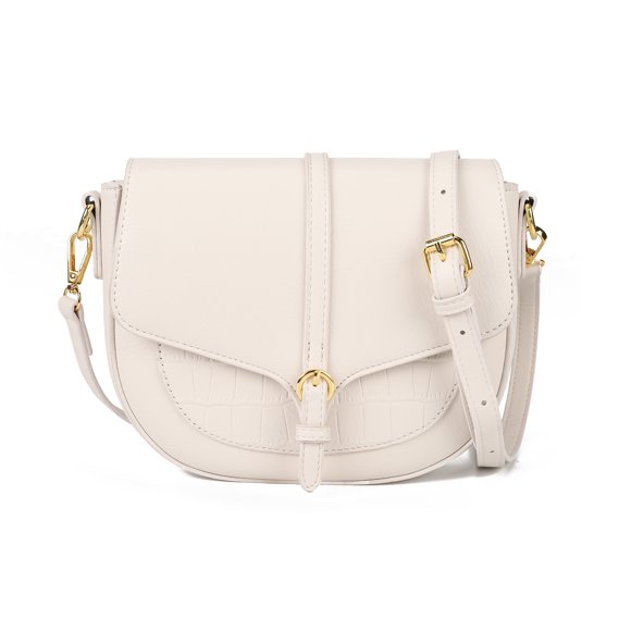 Sac Bandoulière pour Femmes, Petits Sacs de Selle, Sac Bandoulière avec Motif crocodile, Sacs à Main pour Femmes avec Ceinture Tissée