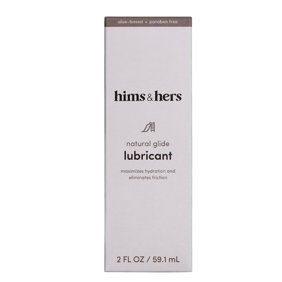 hims & hers Water-Based Personal Lubricant with Aloe Vera, pH Balanced, Paraben-Free Glide Lubricant 2 Fl oz