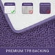 thumbnail image 4 of Alfombra de baño LOCHAS Luxury Shaggy de 60 x 120 cm, color morado oscuro, 4 of 6