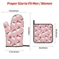 thumbnail image 2 of Cauagu Bulldog Print Oven Mitts and Pot Holders 4 pcs Set,Extra Thicken Long Kitchen Oven Glove Potholders BBQ Gloves-Oven Mitts and Pot Holders(11 Inch), 2 of 6