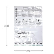 MagicBag Variety Pack Vacuum Storage Bags, 8 Pack Flat Compression Bags for Clothing & Bedding, Space Saving & Airtight