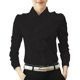 thumbnail image 1 of Camiseta suave de manga tres cuartos para mujer: top elástico informal para todas las estaciones, de color liso y ligero, 1 of 3