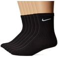 thumbnail image 5 of Nike Mens 6 Pair Cushion Training Midweight Socks, Black, 8-12, 5 of 5