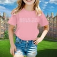 thumbnail image 2 of Girls Shirts Back to School Shirt Stylish Girls Tops For Everyday Wear Loose Fit Tees & Shirts For Ages 3 16 For Spring And Summer Easy To Clean Great For, 2 of 4