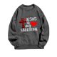 thumbnail image 1 of Gibobby Casual Sudadera para Mujer Sudadera con cuello redondo para mujer atlético Y-2K(Gris oscuro,M), 1 of 4