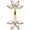 Gold 8MM, variant on Gold Belly Button Piercing 316L Stainless Steel Flower Belly Ring Clear/Black Marquise CZ Navel Ring Hoop 14G Body Piercing Jewelry for Women 8/10mm