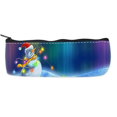- POPCreation Snowman School Pencil Case Pencil Bag Zipper Organizer Bag