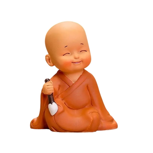 Tumotour Small Decoration Zen Monk Home Decoration Living Room Tea Table Doll Doll Cure Department Decompression