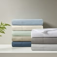thumbnail image 5 of Sleep Philosophy Contemporary Polyester Coolmax Sheet Set in Light Gray, 5 of 5