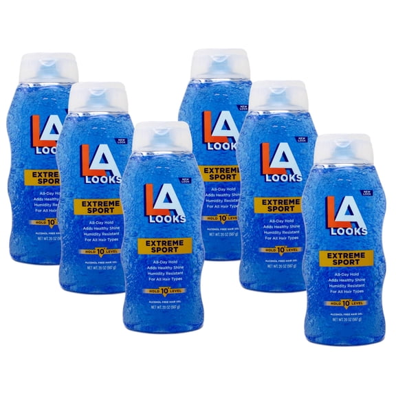 La Looks Gel #10 Extreme Sport Tri-Active Hold Blue 20 oz