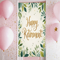thumbnail image 4 of Green Leaves Happy Retirement Banner Botanical Design Nature Theme Backdrop for Retirement Celebration Indoor Party Event Decoration, 4 of 8