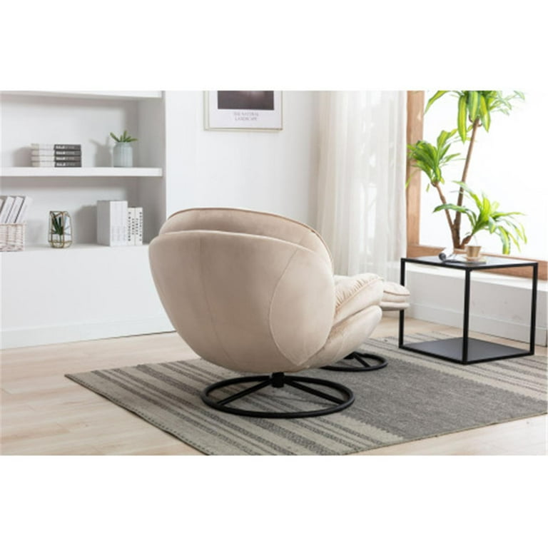 Performance everyday velvet gray sale groovy swivel chair