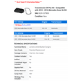 thumbnail image 2 of Transmission Oil Pan Kit - Compatible with 2010 - 2016 Mercedes-Benz GL550 2011 2012 2013 2014 2015, 2 of 2