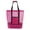 Pink, variant on Yooshoverk Dry Wet Separated Beach Bag Large Insulated Tote Cooler Bag Mesh Pocket Aluminum Lining Pool Bag Shoulder Strap Eco Friendly