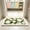 A6_Green 23.6x15.7in, variant on FURNIX Floral Bathroom Rugs,White 23X16In Plush Non Slip Door Mat,Soft Fluffy Absorbent Polyester Mat,Machine Washable Quick Dry Rug,Home Anti Slip Decorative Rug,Aesthetic Funny Decor Rug
