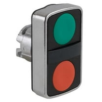 Schneider Electric MultiheadOperator,Grn,Rd,NonIllum,22mm ZB4BA7340