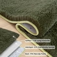 thumbnail image 7 of Lochas Fluffy Area Rugs Shaggy Soft Modern Indoor Rug Fuzzy Plush Carpet for Bedroom Living Room Home Decor,4'x5.3',Olive Green, 7 of 7