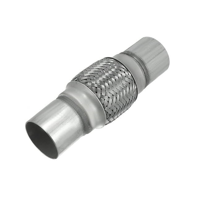 2"x4"x8" Car Exhaust Flexible Pipe Tubing Universal Exhaust Joint with Welding Extension Pipe Stainless Steel