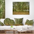 thumbnail image 3 of Designart Rubber Tree Plantation during Midday - Landscape Printed Throw Pillow - 16x16, 3 of 4