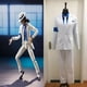thumbnail image 3 of Traje de Michael Jackson Smooth Criminal hecho a medida, disfraz de Michael Jackson, top + pantalones + camisa + corbata + sombrero + correa, 3 of 4