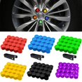 thumbnail image 2 of 20 Unids/set De Tapas De Tuerca De Rueda De Coche Cubiertas De Protección Anti-Óxido Auto Hub Tornillo Cubierta De Neumático Perno Decoración Exterior Accesorios huangjie unisex, 2 of 2