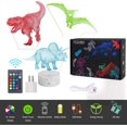 thumbnail image 2 of YSITIAN 3D Dinosaur Night Light for Boys, 16-Color and 3-Pattern with Remote Control, Dino Night Light, 3D Illusion Toy Lamp Nightnight, Gift for Boys A YT05-21, 2 of 6