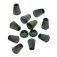 thumbnail image 1 of 10 piezas de topes de campana para extremos de cuerda, cierres para extremos de cuerda, suministros de moda multifuncionales Verde profundo, 1 of 9