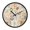 Vintage-Inspired, variant on Indoor 12' Voice-Activated Luminous Decoration Wall Clock With LED Night Light Teal Blue and Beige