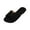 Black, variant on RUIYANQI Women's Square Toe Slide Sandals Buckle Strap Denim Flat Sandals Casual Summer Daily Outdoor Fashion Footwear Beach Slides Black Women Sandal