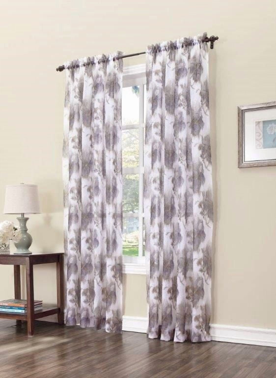 918 Crushed Allessio Grommet Curtain