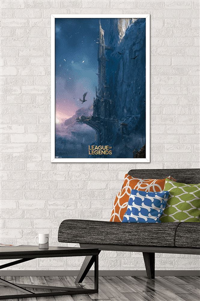 League of Legends - Howling Abyss Wall Poster, 22.375" x 34", Framed