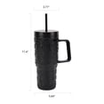 thumbnail image 2 of Way To Celebrate 31.6 oz Black Acrylic Skull Tumbler, 2 of 6