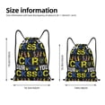 thumbnail image 2 of Kdxio Rock Your Socks Print Drawstring Backpack Bag,Waterproof Draw String Back Sack, Gym Drawstring Bags Swim Bag For Unisex, 2 of 5
