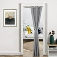 thumbnail image 2 of DriftAway Doorway Curtain Panel Closet Curtain for Bedroom Closet Door Solid Gray Blackout Curtain Room Divider Curtain 78 Inches Long Grommet Thermal Insulated Privacy Drapes 1 Panel W39 x L78 Inch, 2 of 7