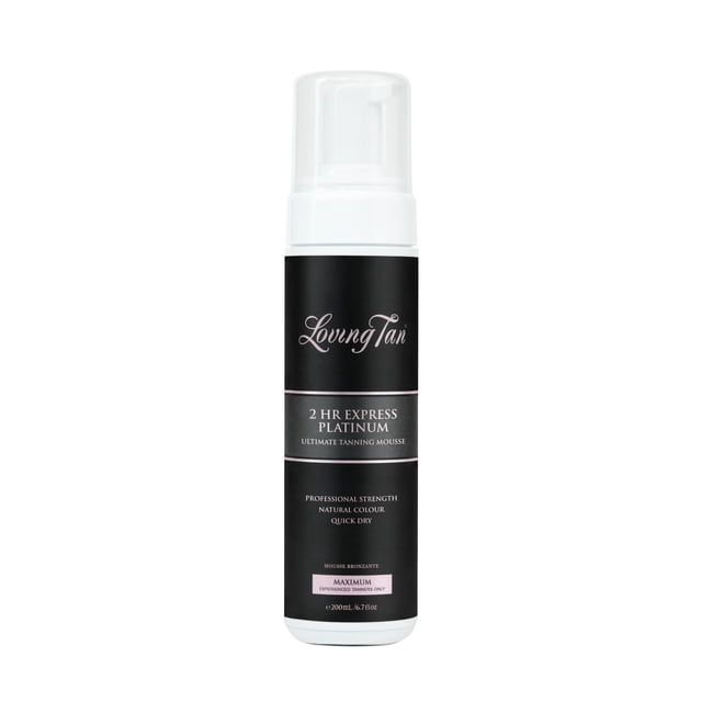 Mousse autobronceadora Loving Tan Platinum 2 HR Express 200 ml