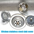 thumbnail image 2 of Kitchen Stainless Steel Sink Waste Strainer Plug Drain Stopper Basket Filter Tools, 2 of 6